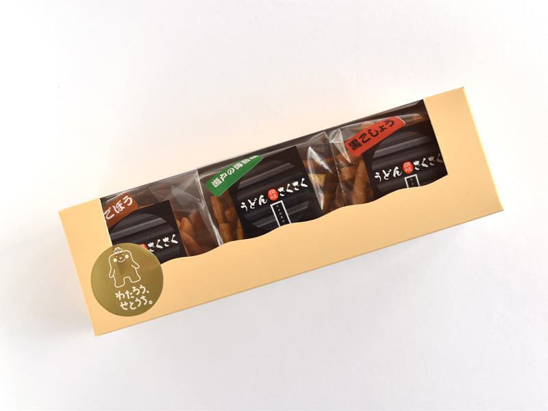 うどんさくさく箱セット 外装