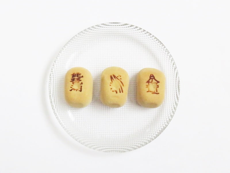 琵琶湖小まんじゅう 絵柄の写真