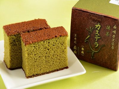 菓秀苑森長 カステラざんまい(参枚)(抹茶)