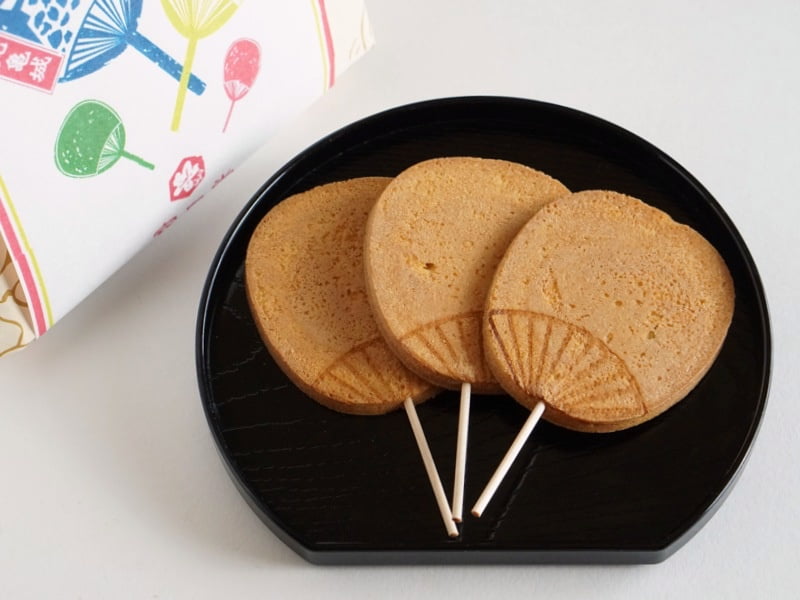 寶月堂 丸亀うちわせんべい中身