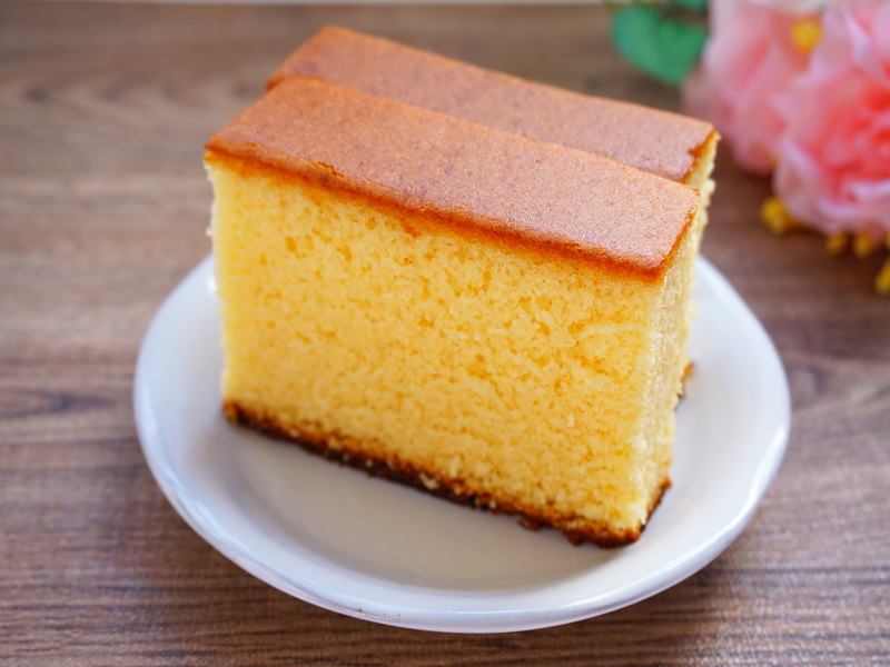 和泉屋　かすてら　中身の写真