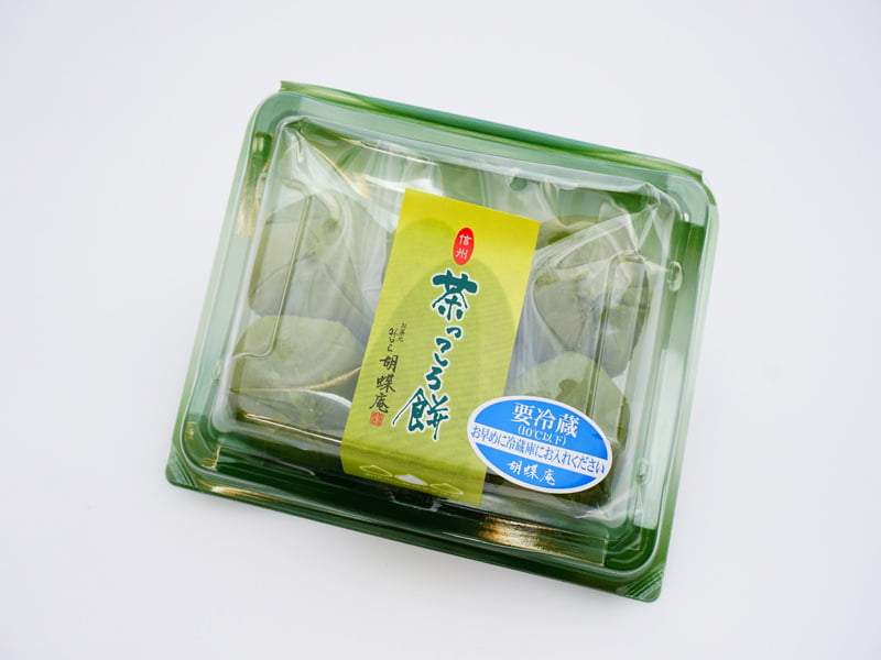 胡蝶餡 茶っころ餅 外装