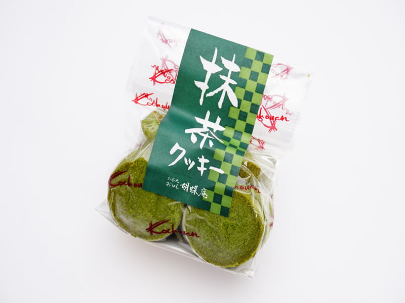 胡蝶庵　抹茶クッキー　外装