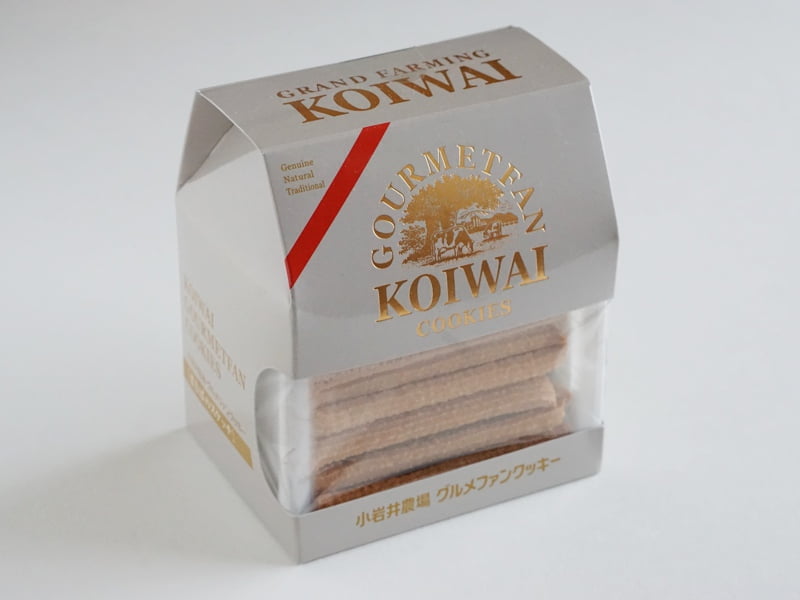 小岩井農場グルメファンクッキー まきばの小枝外装