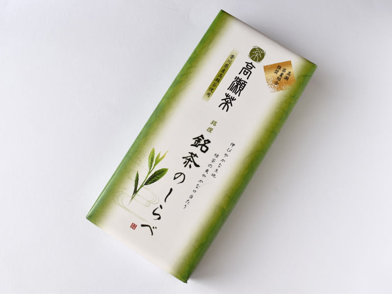 高瀬茶 銘茶のしらべ 外装