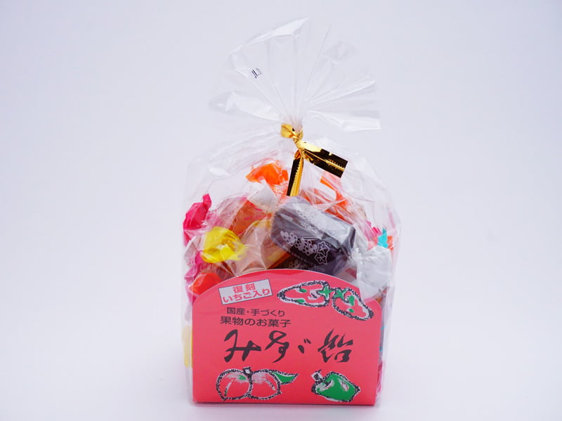 飯島商店　みすゞ飴いちご入り　外装