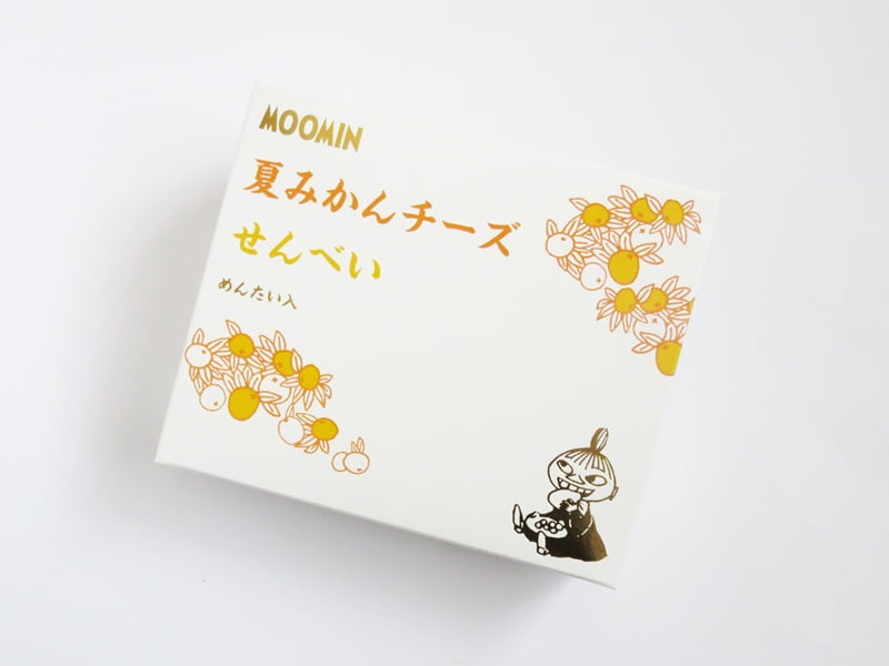 MOOMIN 夏みかんチーズせんべい 外装