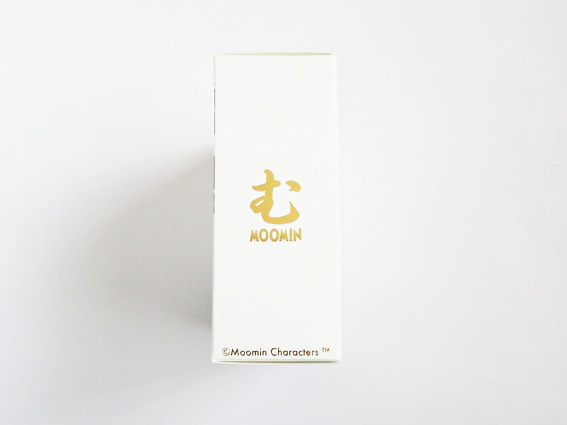 MOOMIN とらふぐせんべい 箱側面の写真