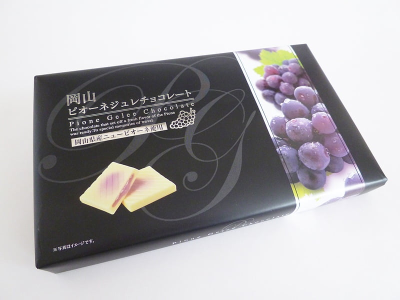 岡山ピオーネジュレチョコレート　外装