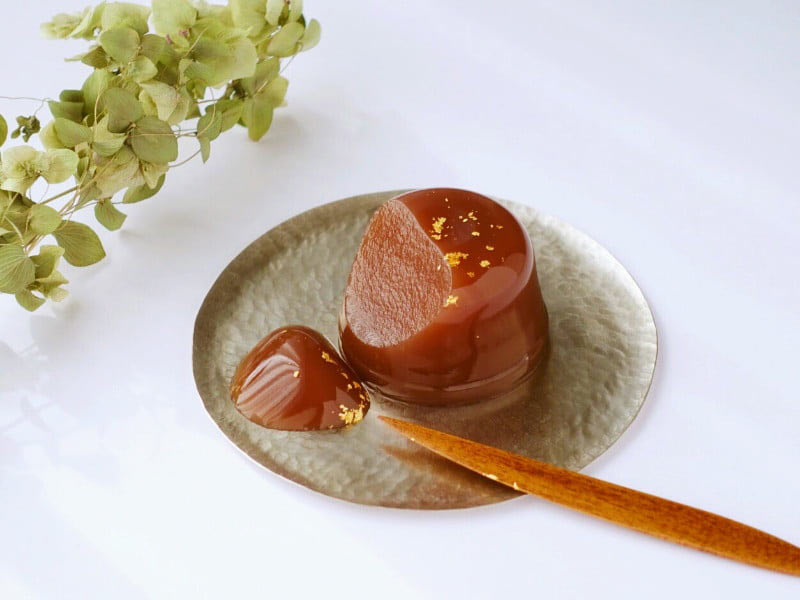 パレドオール カカオ水ようかん(カカオ＆こしあん) 断面