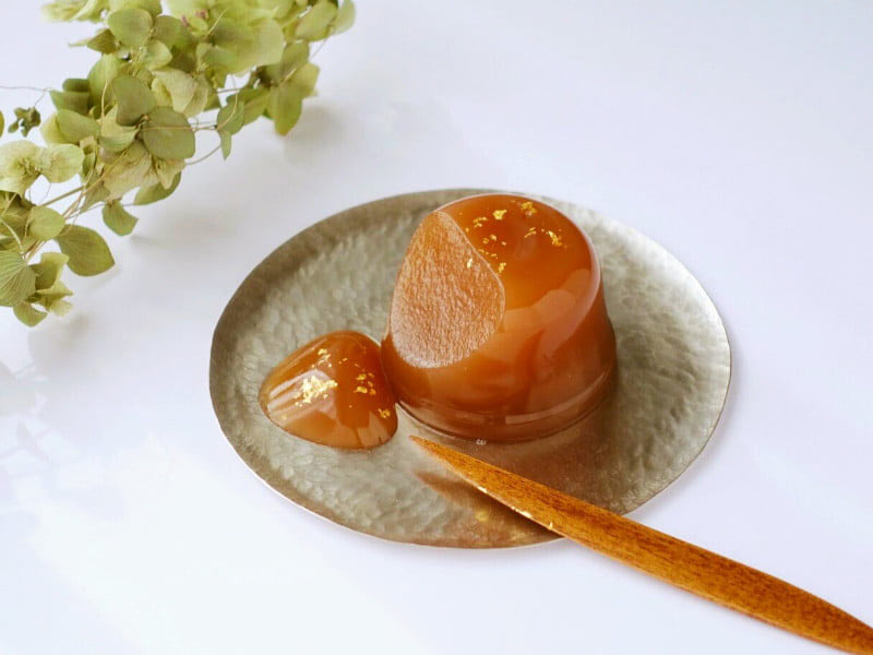 パレドオール カカオ水ようかん(カカオ＆白あん) 断面