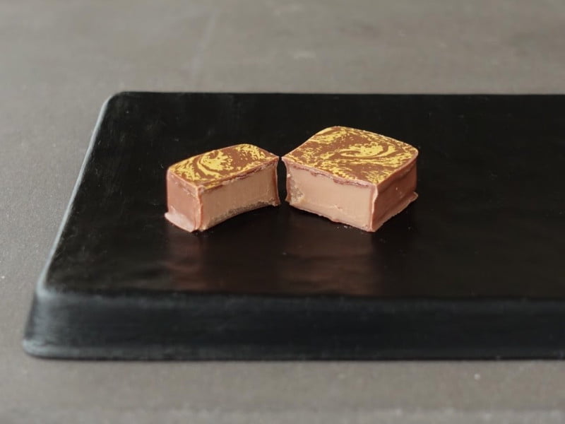 宮城の酒蔵 利き酒ショコラ 黄金澤(川敬商店) 断面