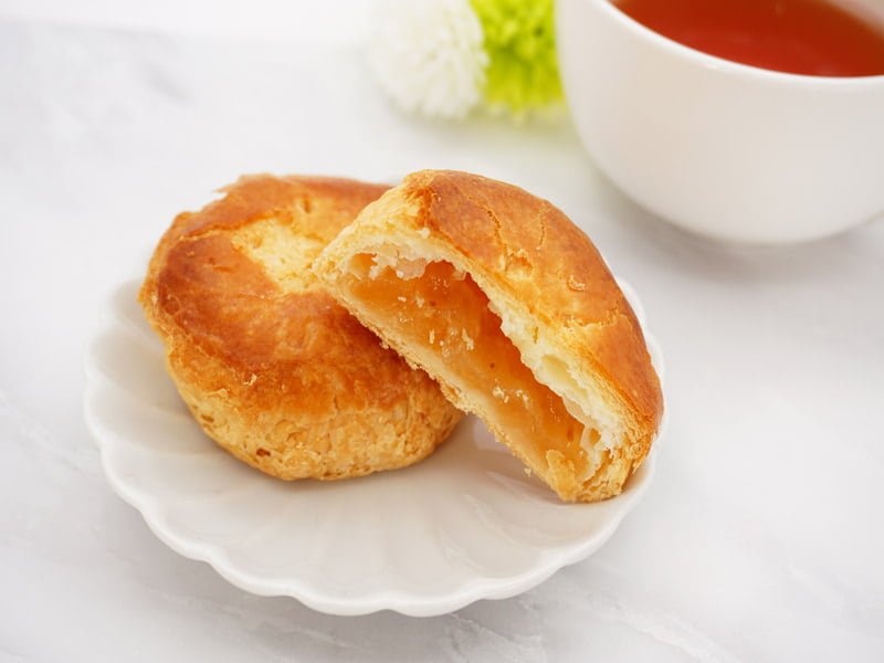 りんごの木 長野アップルパイ 中身の写真 アップ