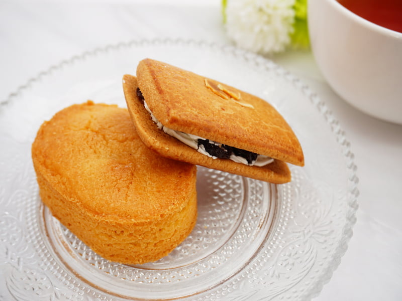 りんごの木　りんごの樹＆レーズンサブレ　中身の写真