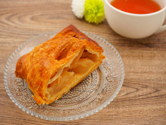 りんごの木　旬摘み林檎のアップルパイ　中身の写真