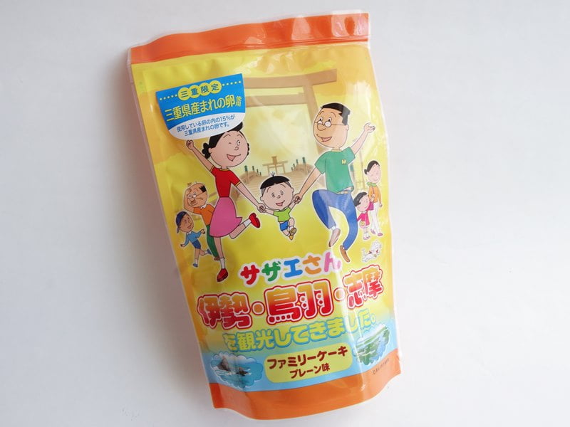 サザエさん　伊勢鳥羽カステラ　外装