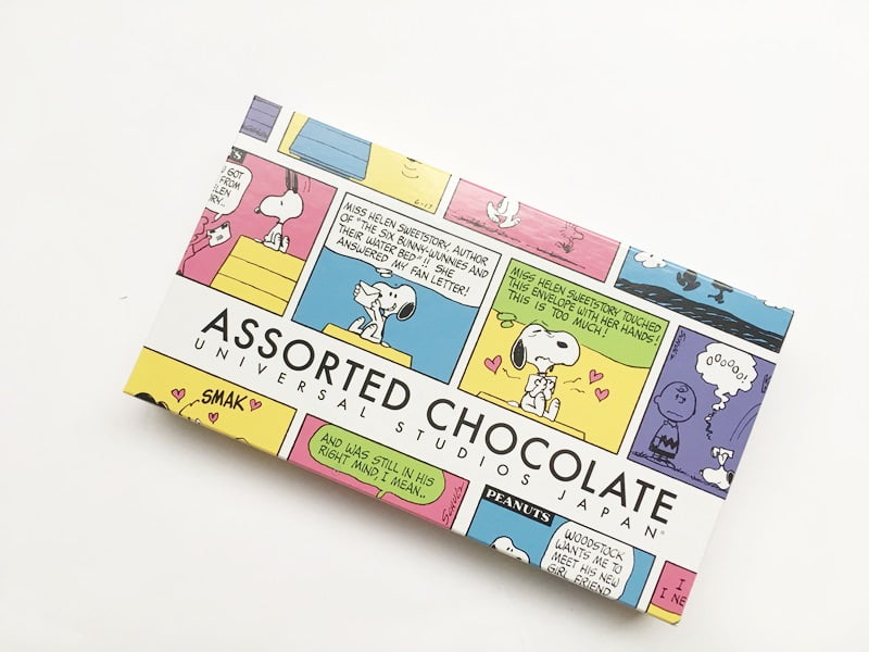 スヌーピーアソートチョコレートR外装写真