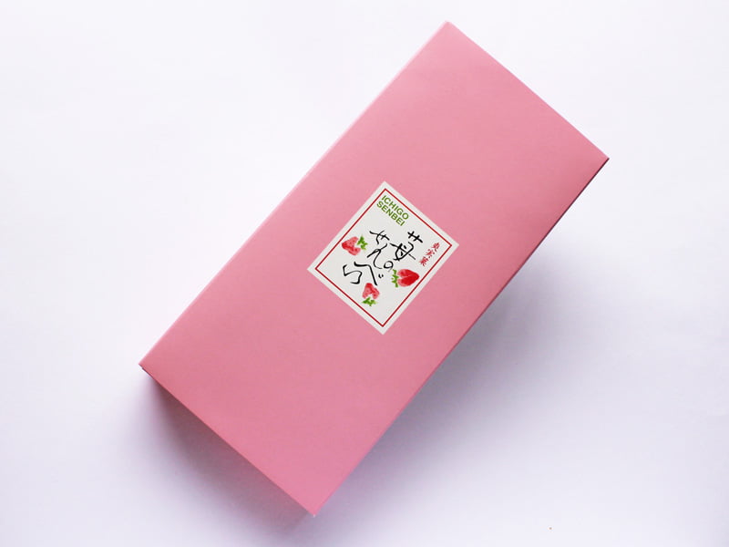 雅風堂 苺のせんべい 外装