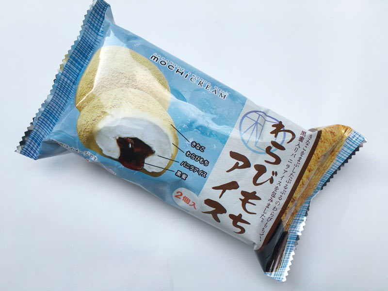 MOCHI CREAMわらびもちアイス外装写真