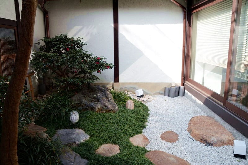 ベルアメール京都別邸中庭