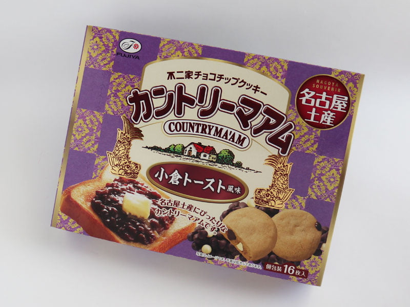 カントリーマアム小倉トーストの横向き外箱写真