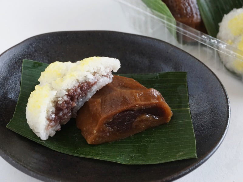 熊谷なると餅店 なると餅・えびす餅中身