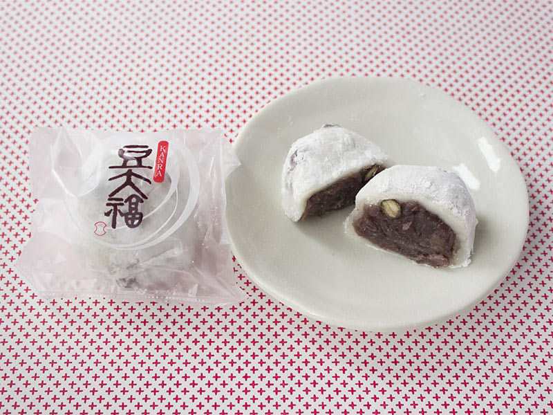 甘楽 豆大福 中身