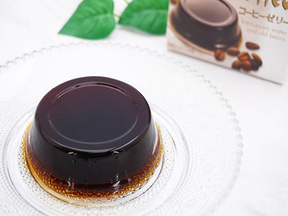 ミカド珈琲　コーヒーゼリー　中身の写真