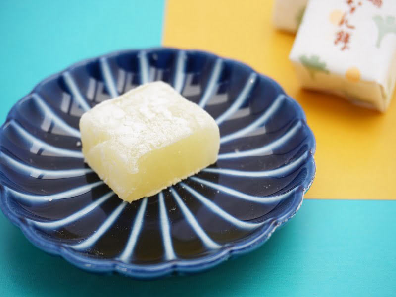 おがや　ぎんなん餅　中身の写真アップ