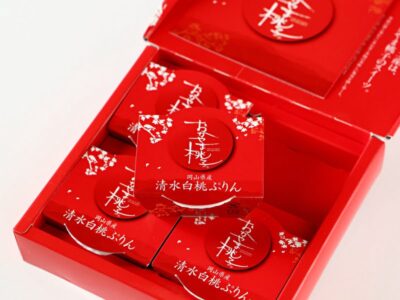 おかやま桃子 清水白桃ぷりん