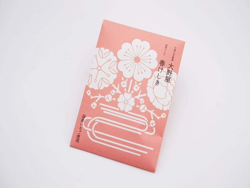 大野屋　高岡ラムネ　春けしき　外装
