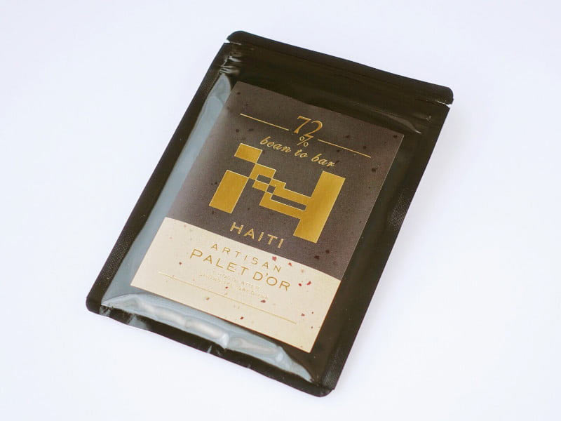 アルチザン パレドオール タブレットショコラ ハイチ72％ 外装