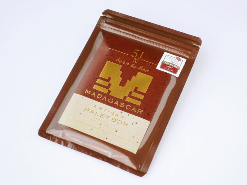 アルチザン パレドオール タブレットショコラ マダガスカル51％ 外装