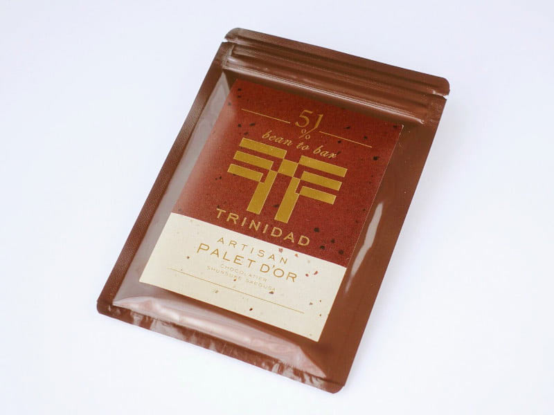 アルチザン パレドオール タブレットショコラ トリニダード51% 外装