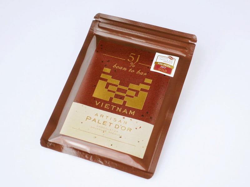 アルチザン パレドオール タブレットショコラ ベトナム51% 外装