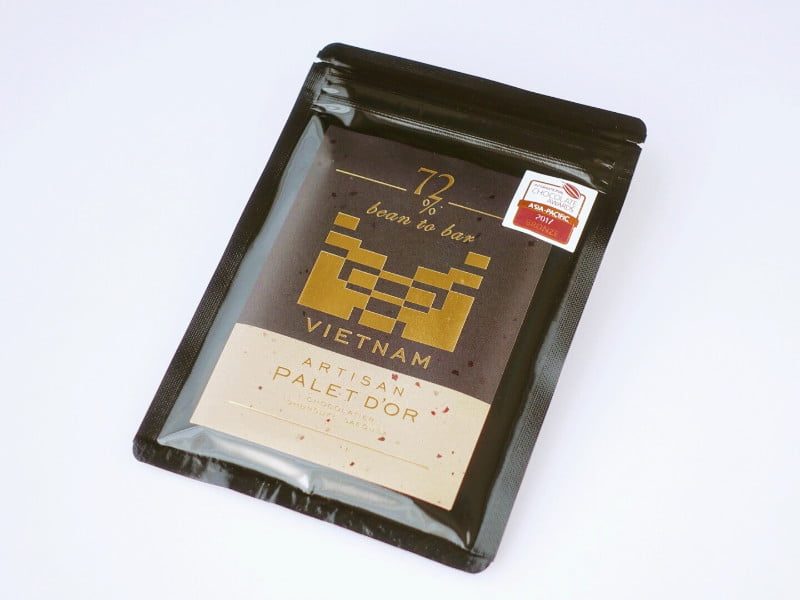 アルチザン パレドオール タブレットショコラ ベトナム72% 外装