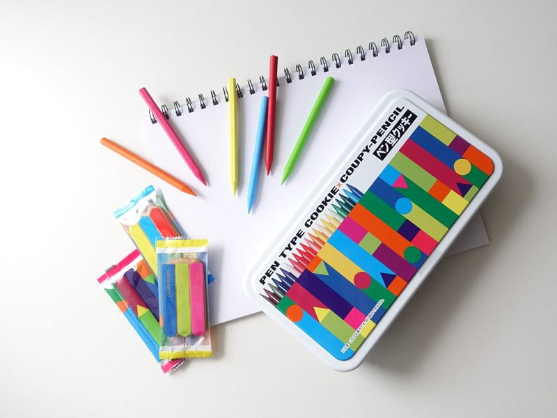 ペン型クッキークーピー柄外装