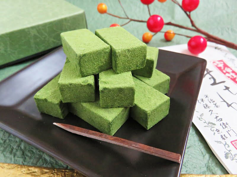 宇治抹茶生チョコレート 中身の写真