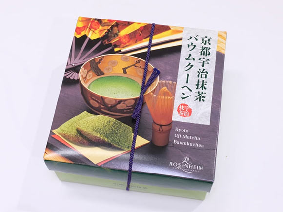 京都宇治抹茶バウムクーヘン　外装