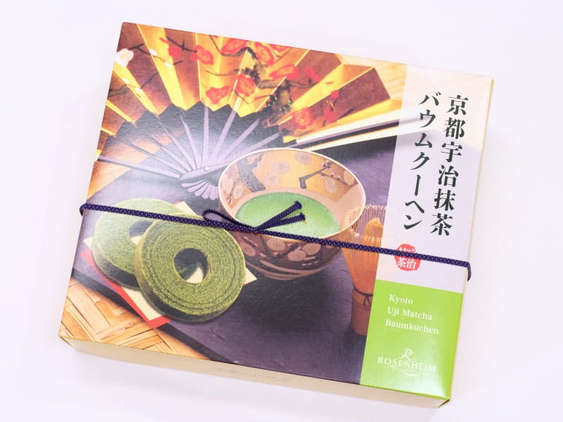 京都宇治抹茶バウムクーヘンスライス 外装