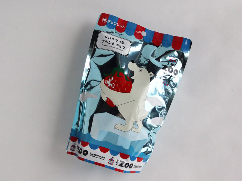 シロクマの苺クランチチョコの外袋写真