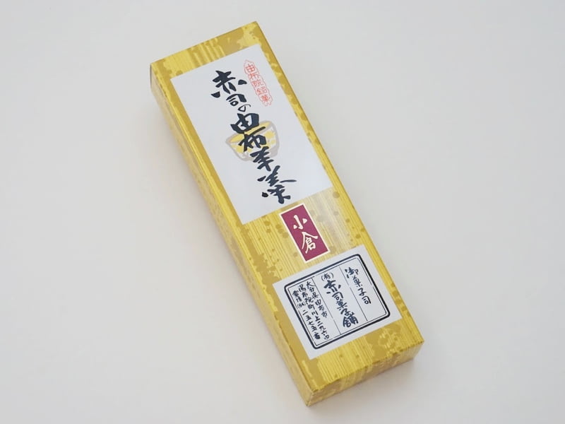 赤司菓子舗 小倉羊羹外装