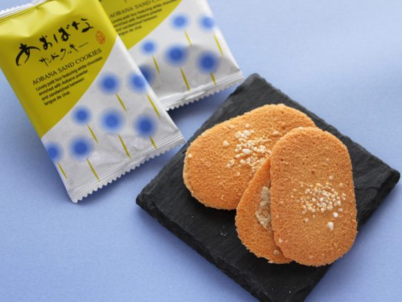 あおばなサンドクッキー 中身の写真