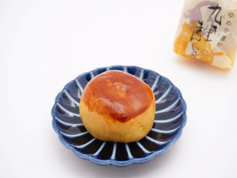 あずさ堂　九里まんじゅう　中身の写真