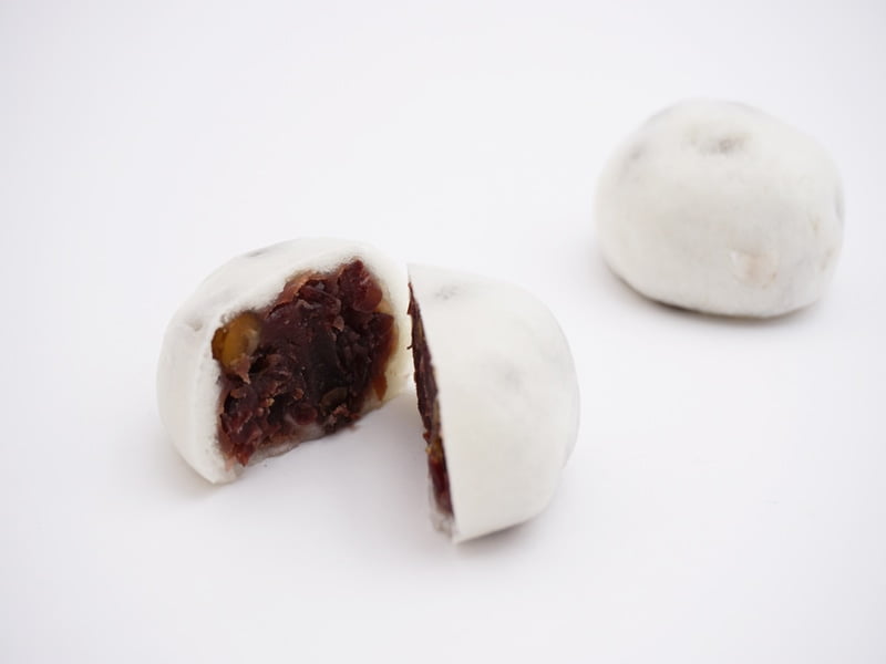 あずさ堂　塩豆まんじゅう　中身の写真