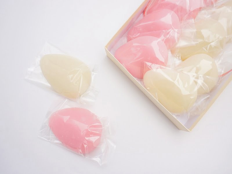 あずさ堂　すあま　開封した写真