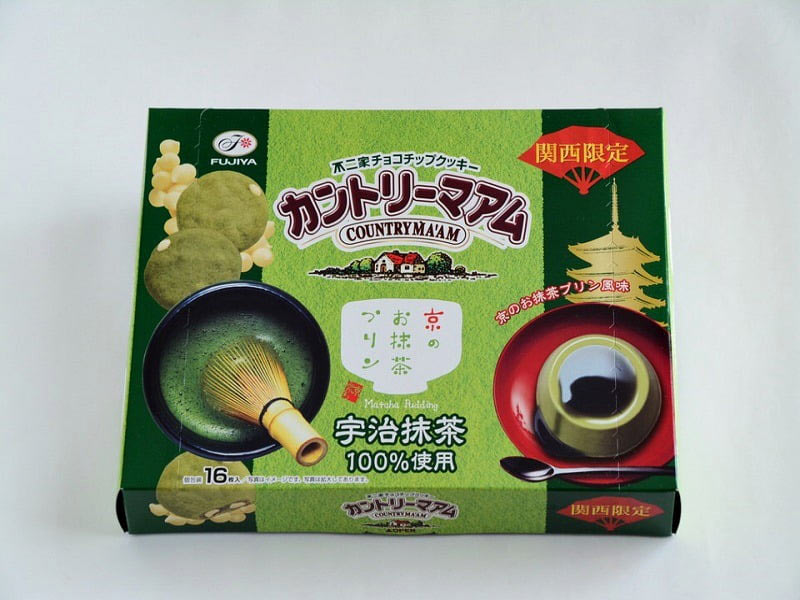 カントリーマアム京のお抹茶プリン 外装
