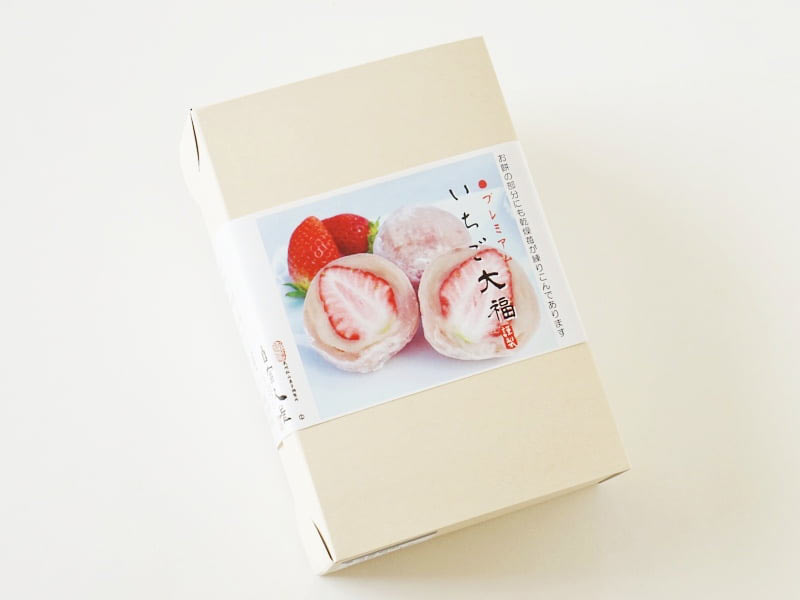 富久屋 プレミアムいちご大福外装