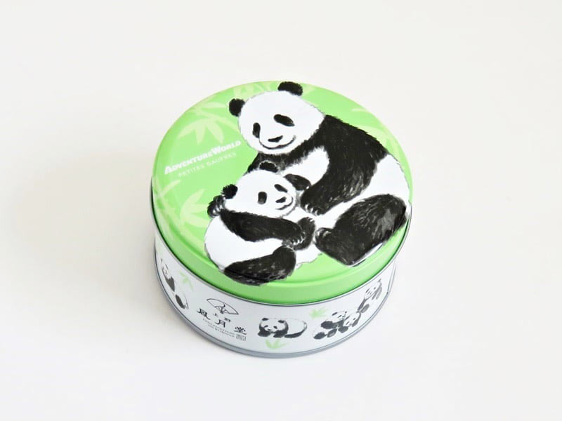 プティゴーフル パンダ缶 外装