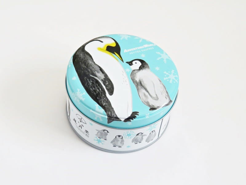 プティゴーフル ペンギン缶 外装